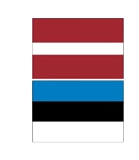 Flagge Lettland Estland